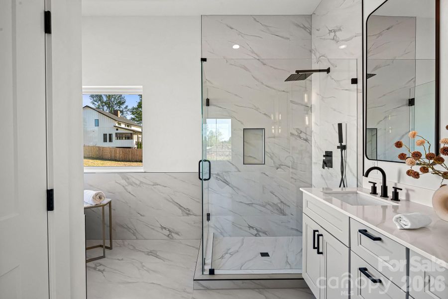 Furnished interior view inside a new home in , Flat Rock (Image 34).