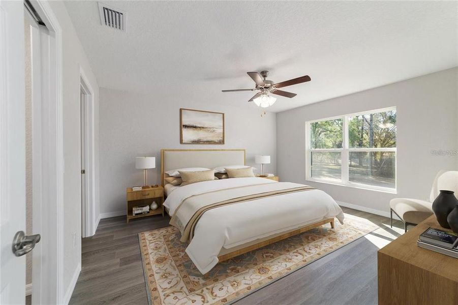 Furnished interior view inside a new home in , Dunnellon (Image 8).