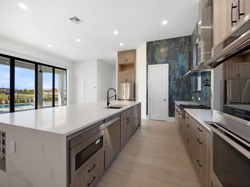 Furnished interior view inside a new home in , Port St. Lucie (Image 39).