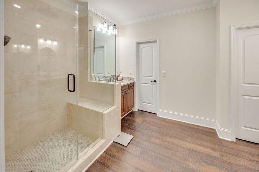 Furnished interior view inside a new home in , Canton (Image 8).