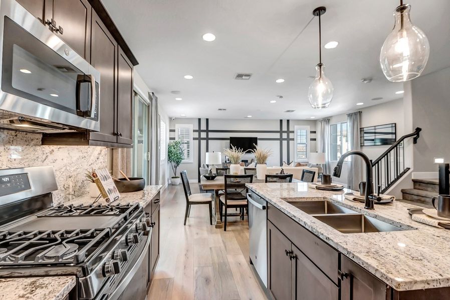Furnished interior view inside a new home in Ironwood Villages at North Creek, Queen Creek (Image 21).
