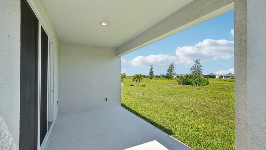 Exterior details and patio area of a home in Heritage Station, Punta Gorda (Image 32).