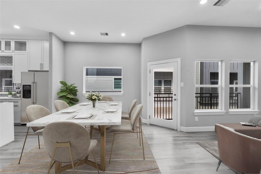 Dining Area - Virtually staged to illustrate potential Dining Area - Virtually staged to illustrate potential