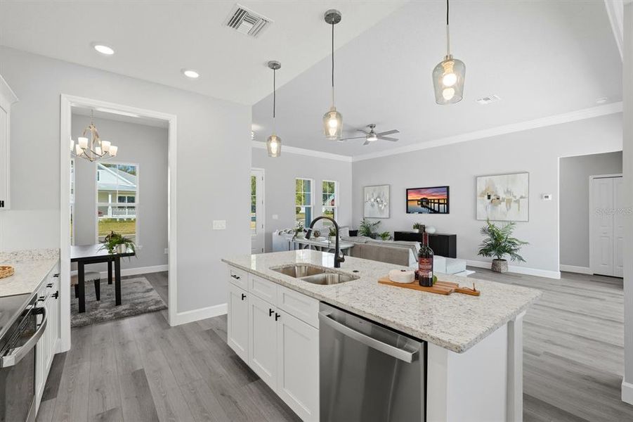 Furnished interior view inside a new home in , Lake Helen (Image 13).
