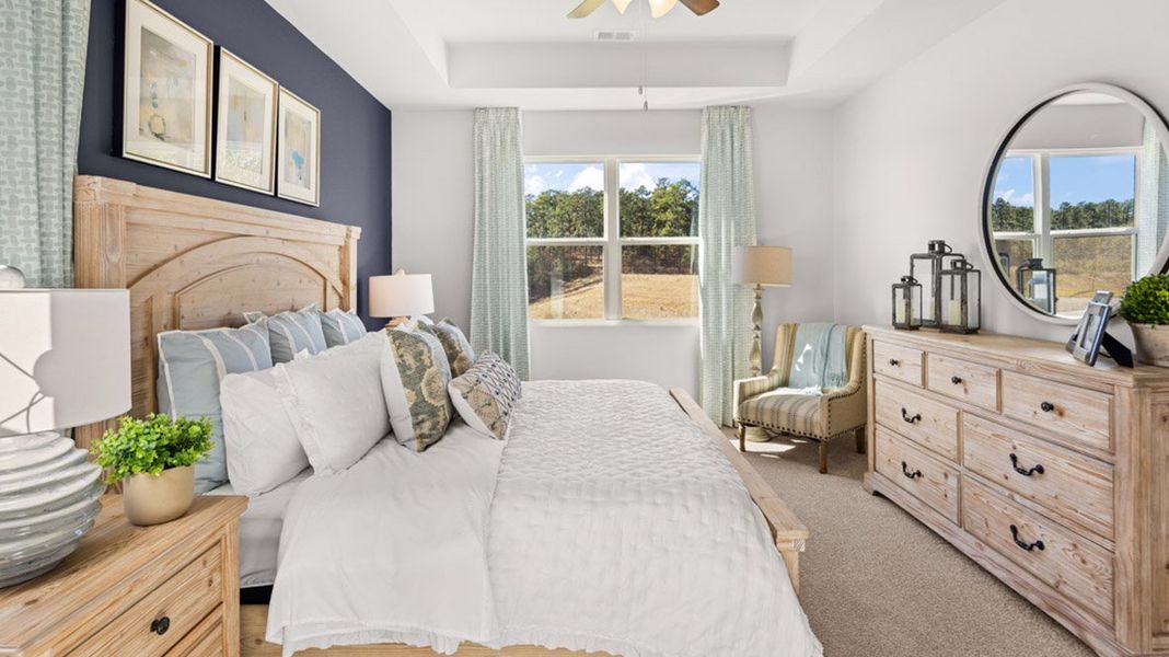 Representative furnished interior of a home built from the Belfort by D.R. Horton in The Abbey at Trolley Run Station, Aiken (Image 16). Representative furnished interior of a home built from the Belfort by D.R. Horton in The Abbey at Trolley Run Station, Aiken (Image 16).