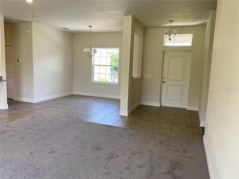 Entry and Dining Room