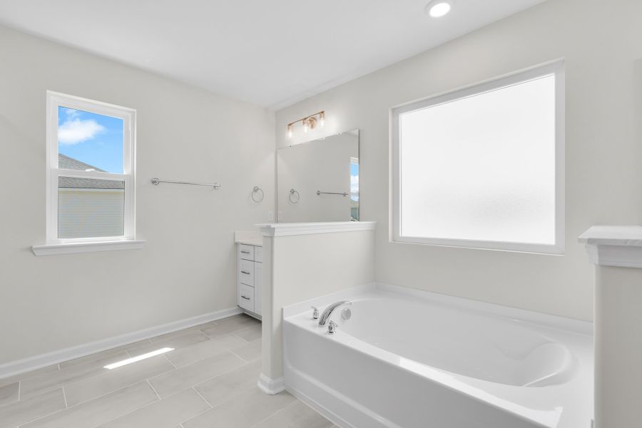 Furnished interior view inside a new home in Camden Crossing, Savannah (Image 14).