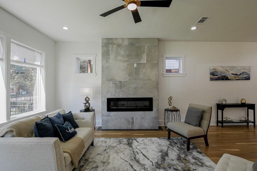 Furnished interior view inside a new home in , Atlanta (Image 36).