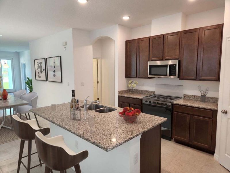 Furnished interior view inside a new home in The Sanctuary – Coastal Collection, Punta Gorda (Image 11).
