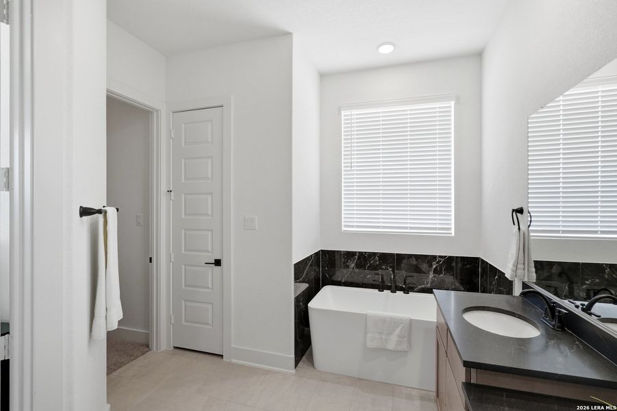 Furnished interior view inside a new home in Prominence Urban, San Antonio (Image 16).