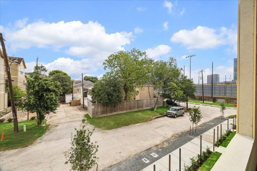 Exterior details and patio area of a home in , Houston (Image 3).