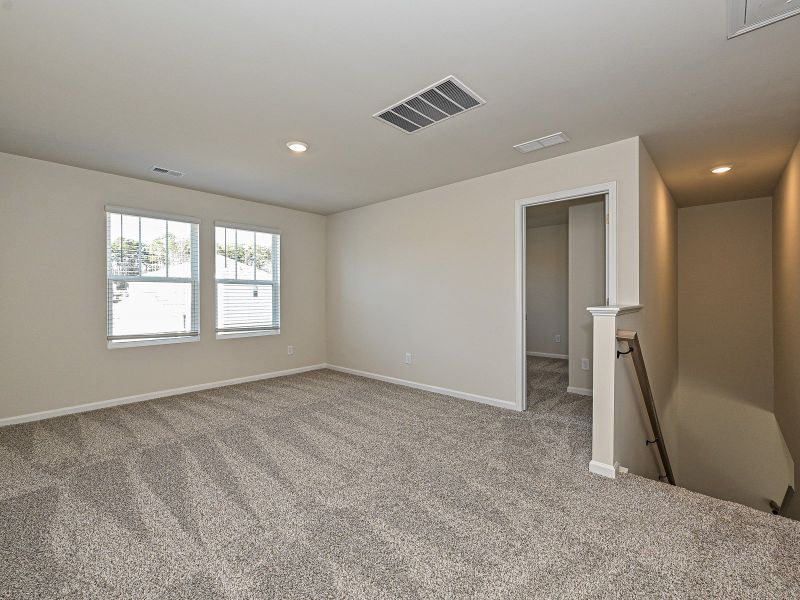 Customize the upstairs loft into a home office or lounge space.