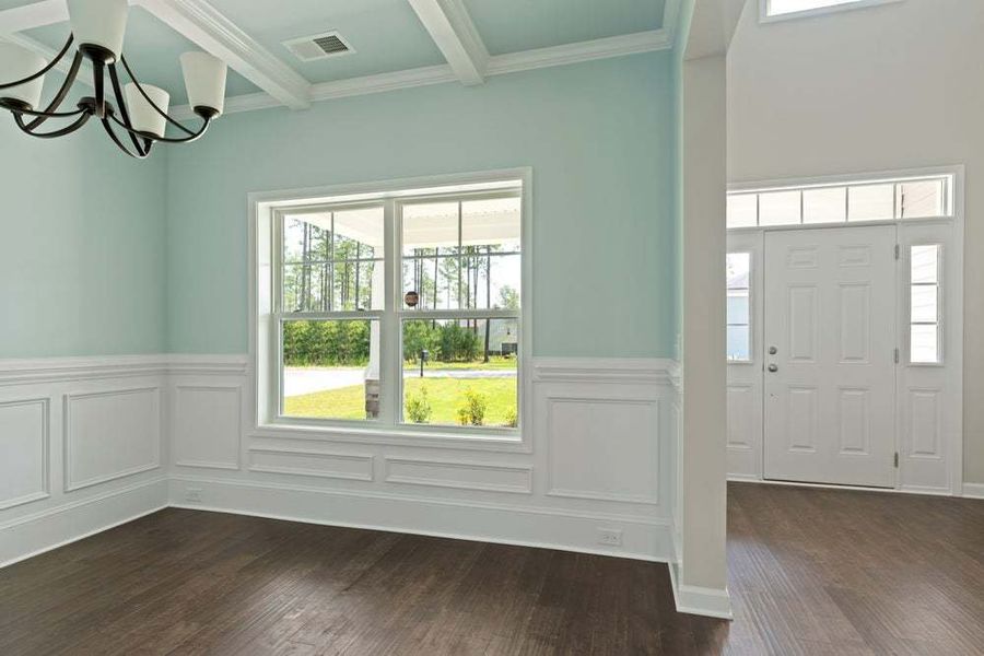 Representative unfurnished interior of a home built from the Brunswick by Caviness & Cates Communities in Maggie Way, Wendell (Image 108). Representative unfurnished interior of a home built from the Brunswick by Caviness & Cates Communities in Maggie Way, Wendell (Image 108).