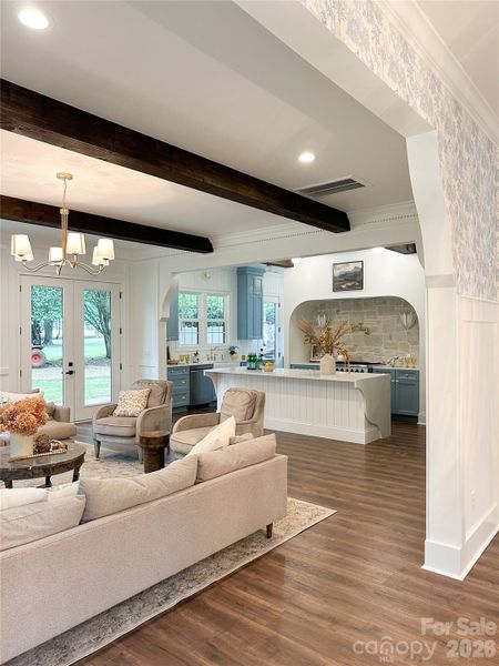 Furnished interior view inside a new home in , Matthews (Image 14).