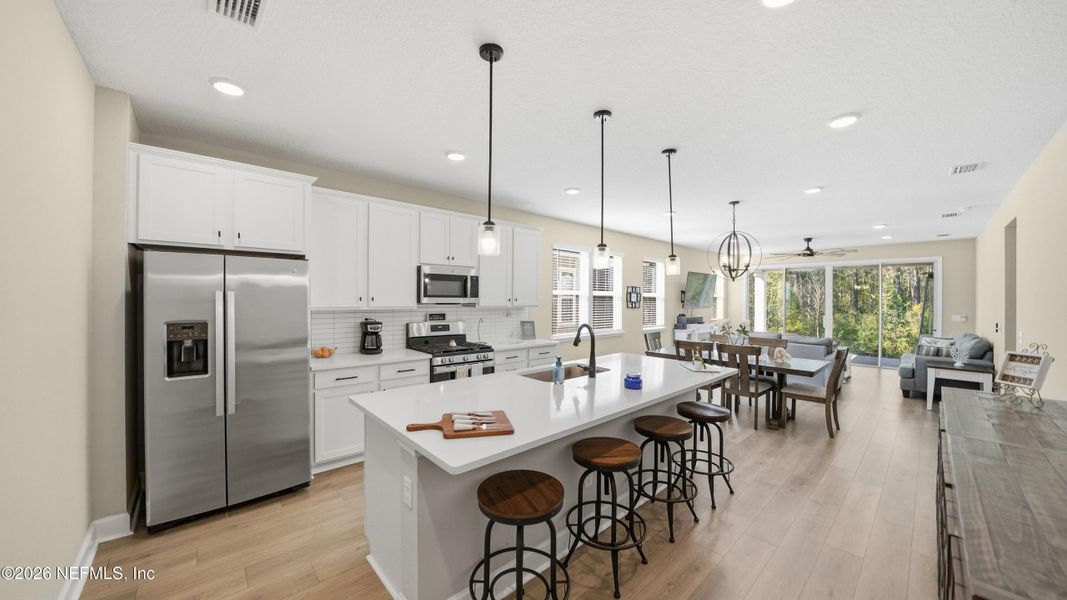 Furnished interior view inside a new home in Tributary, Yulee (Image 42).