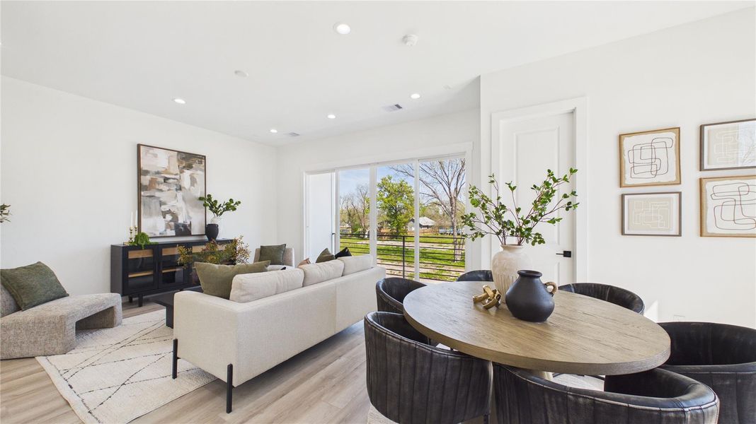 Furnished interior view inside a new home in , Houston (Image 14).
