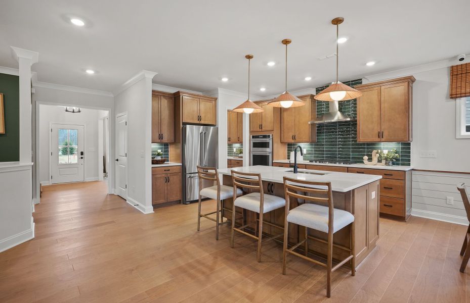Furnished interior view inside a new home in Elmbrook, Indian Trail (Image 69).