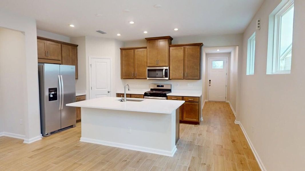 Furnished interior view inside a new home in RiverTown - Forest, St. Johns (Image 2).
