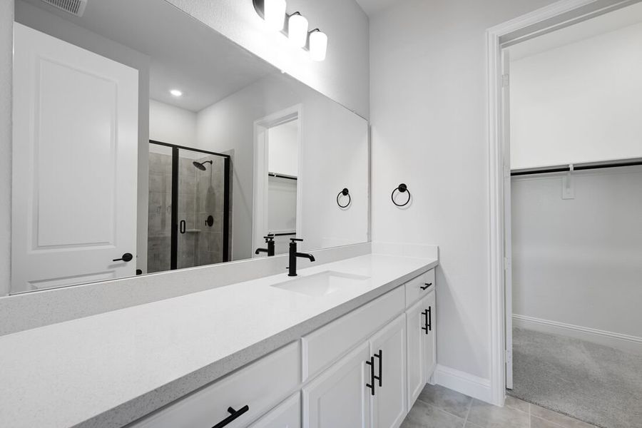 Representative furnished interior of a home built from the Victoria by Taylor Morrison in The Ranch at Uptown Celina, Celina (Image 12).