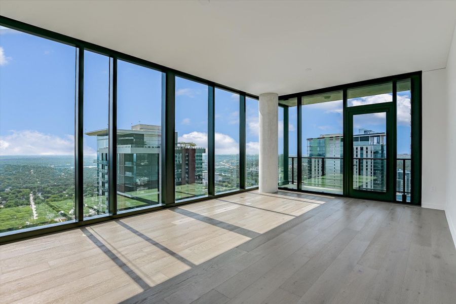 Spacious, unfurnished interior of a new home in The Modern Austin Residences, Austin (Image 26).