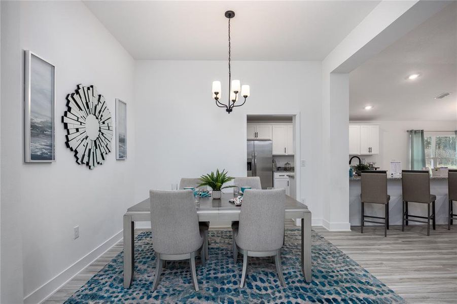 Furnished interior view inside a new home in Briarwood, Alachua (Image 38).