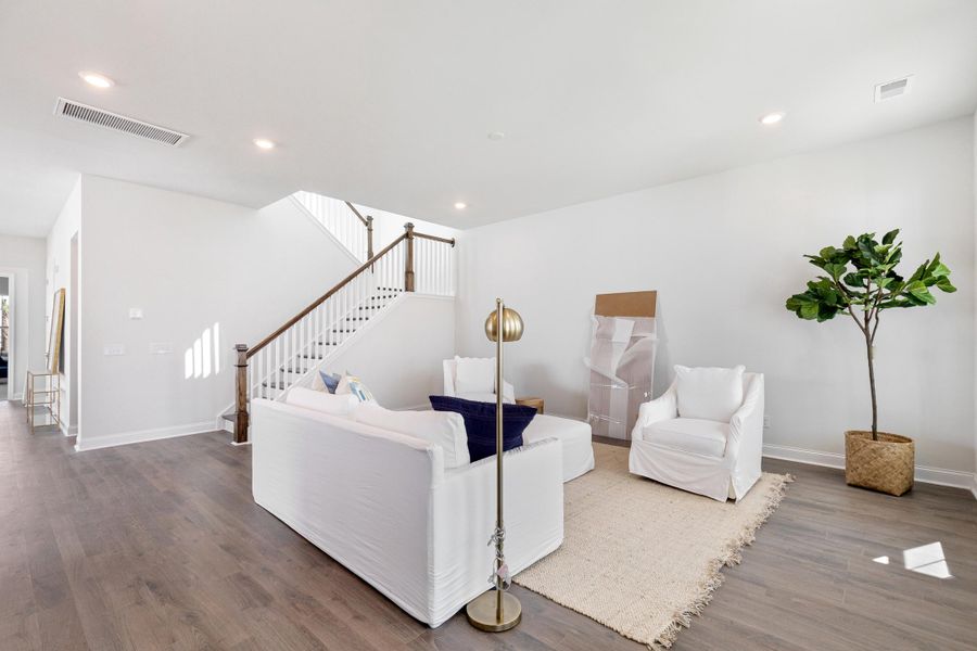Furnished interior view inside a new home in Heron's Walk at Summers Corner, Summerville (Image 44).