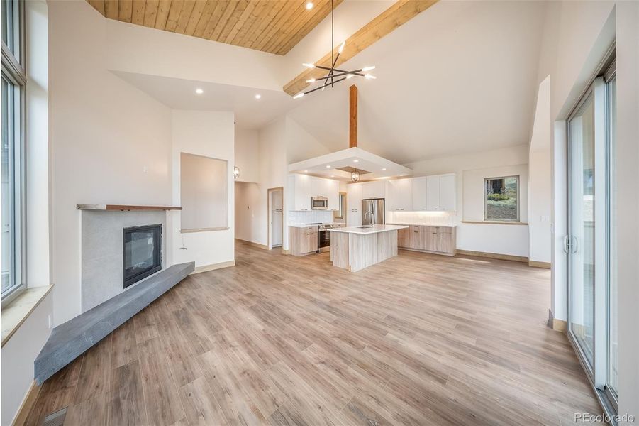 Furnished interior view inside a new home in , Hot Sulphur Springs (Image 3).