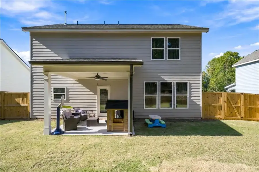 Exterior details and patio area of a home in Sutton’s Landing, Statham (Image 23).