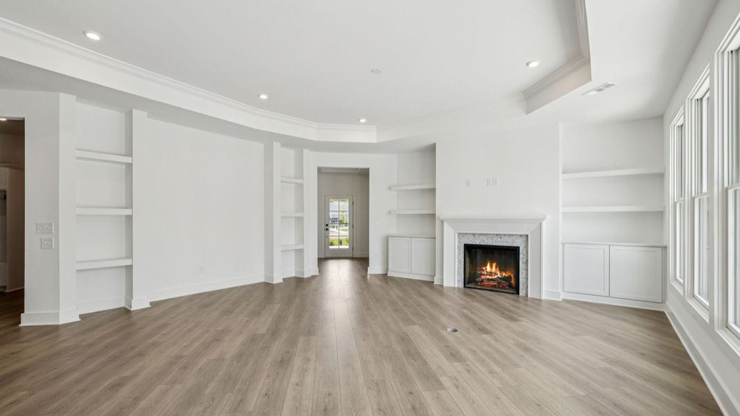 Spacious, unfurnished interior of a new home in The Courtyards at Stewarts Creek, Smyrna (Image 42).