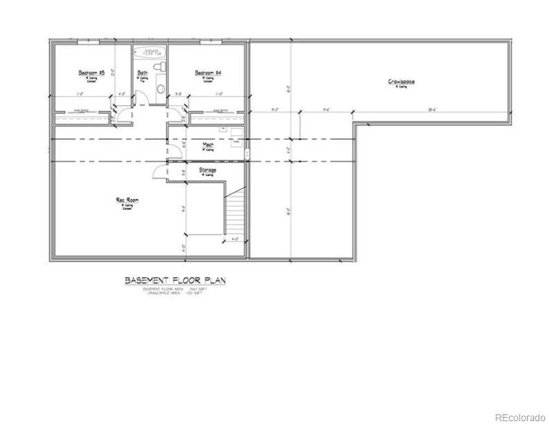 2D floor plan layout of this home in , Johnstown, CO (Image 5).