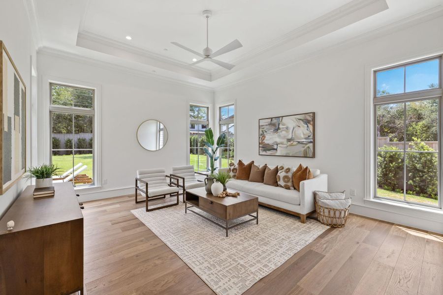 Furnished interior view inside a new home in , Austin (Image 17).