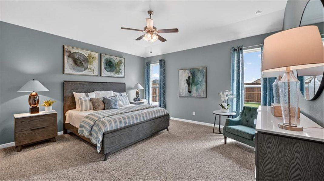 Furnished interior view inside a new home in Lakeview Pointe, Grand Prairie (Image 23).