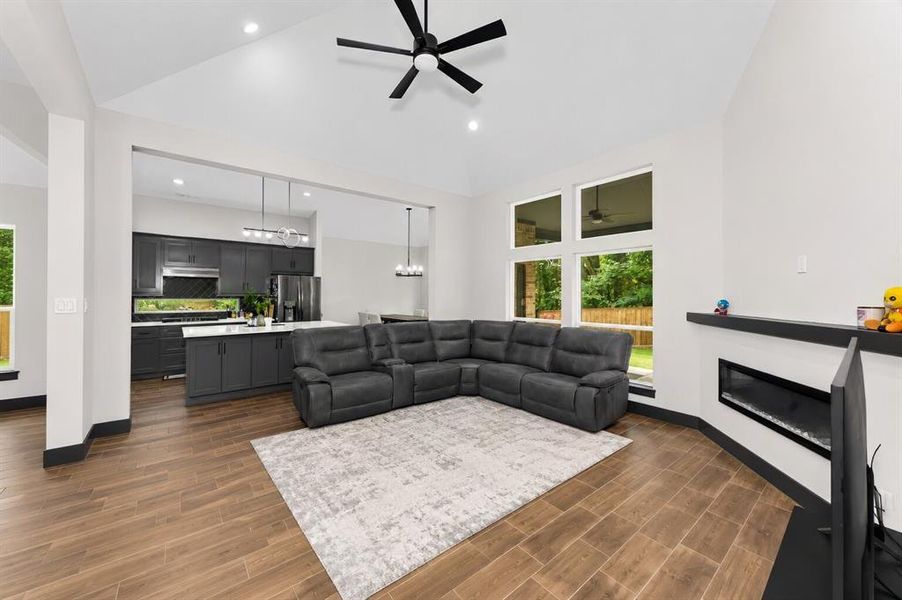 Furnished interior view inside a new home in , Little Elm (Image 18).