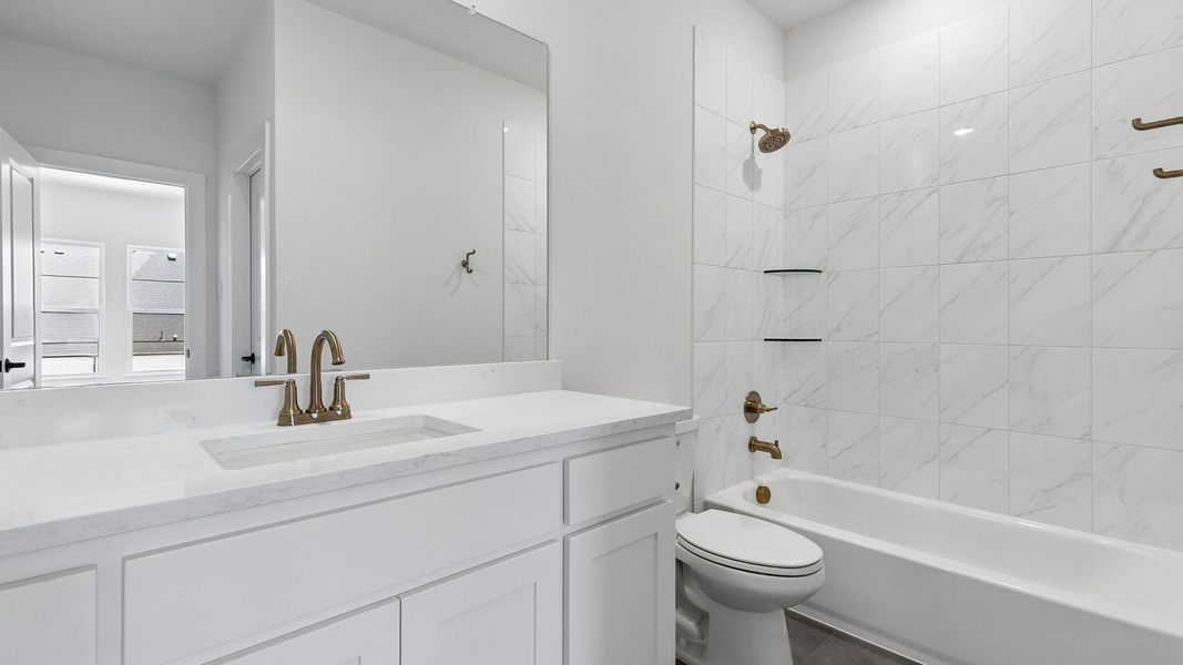 Representative furnished interior of a home built from the Custom by Southgate Homes in Prosper Ridge, Prosper (Image 9).