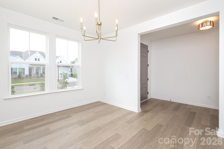 Spacious, unfurnished interior of a new home in Estates at Sugar Creek, Indian Land (Image 21).