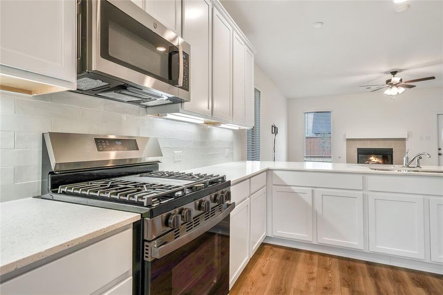 Furnished interior view inside a new home in La Terra, Celina (Image 9).