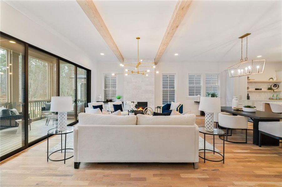 Furnished interior view inside a new home in Pendergrast Farm, Atlanta (Image 47).