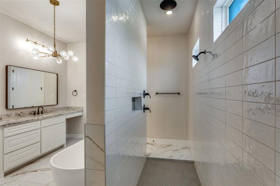 Furnished interior view inside a new home in , Aledo (Image 17).