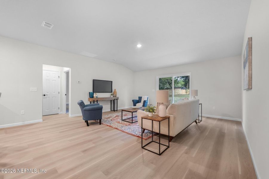 Furnished interior view inside a new home in , Jacksonville (Image 15).