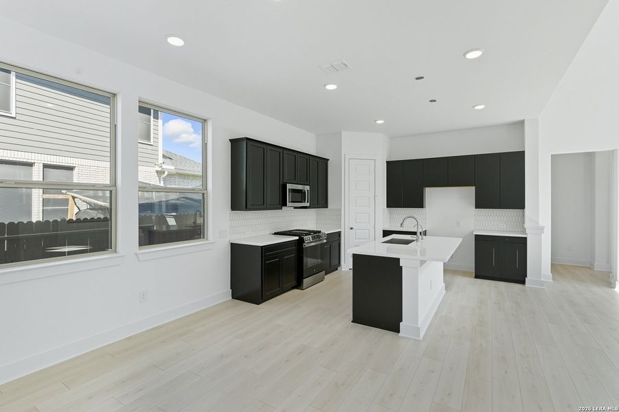 Furnished interior view inside a new home in Stillwater Ranch, San Antonio (Image 4).