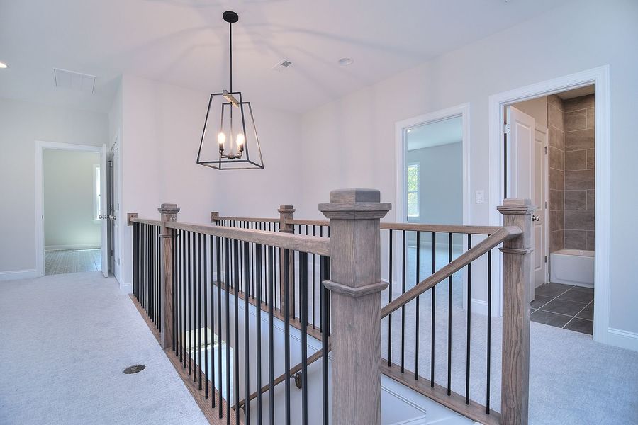 Representative unfurnished interior of a home built from the Davidson by Greybrook Homes in Harbor Watch, Statesville (Image 29).