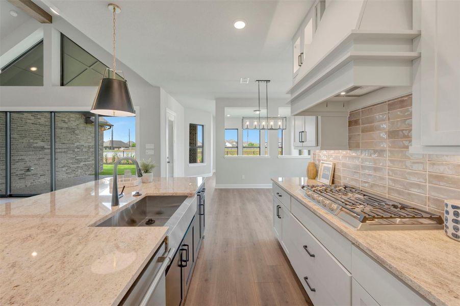 Furnished interior view inside a new home in Harvest Green 65', Richmond (Image 11).