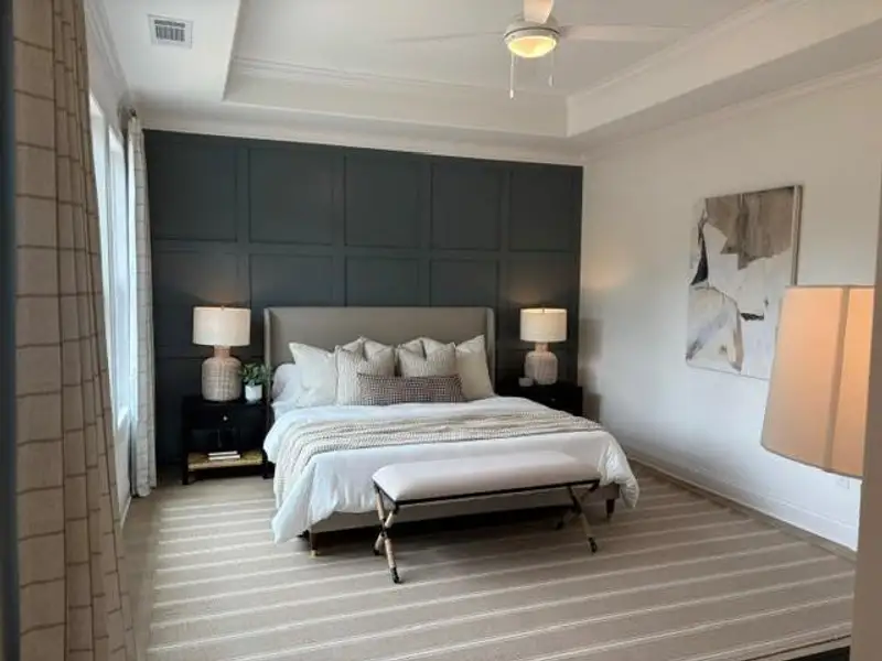 Furnished interior view inside a new home in Legacy Downs, Canton (Image 11).