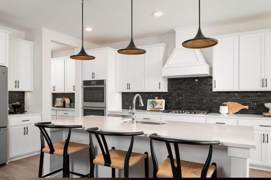 Furnished interior view inside a new home in Inspiration Collection at View at the Reserve, Mansfield (Image 15).