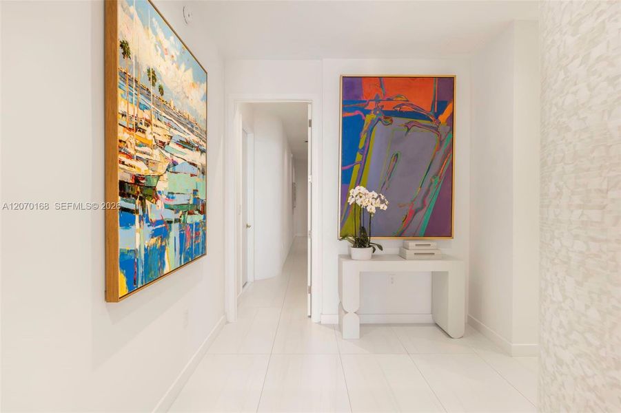 Furnished interior view inside a new home in , Miami (Image 5). Furnished interior view inside a new home in , Miami (Image 5).