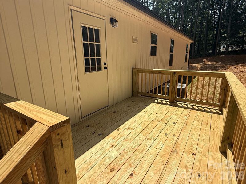 Exterior details and patio area of a home in , Morganton (Image 16). Exterior details and patio area of a home in , Morganton (Image 16).