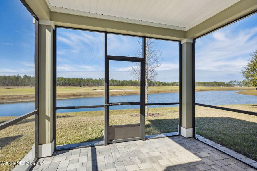 Exterior details and patio area of a home in Stillwater | Active Adult 55+, St. Johns (Image 3).