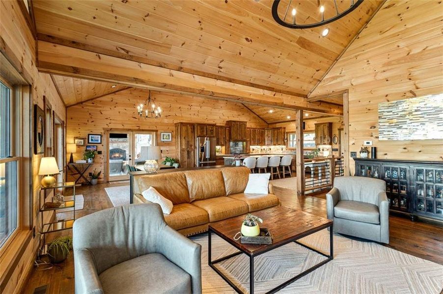 Furnished interior view inside a new home in , Morganton (Image 5).