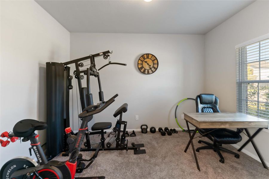 Flexible enough to double as a hobby space or reading nook, this room adapts to your lifestyle. Flexible enough to double as a hobby space or reading nook, this room adapts to your lifestyle.