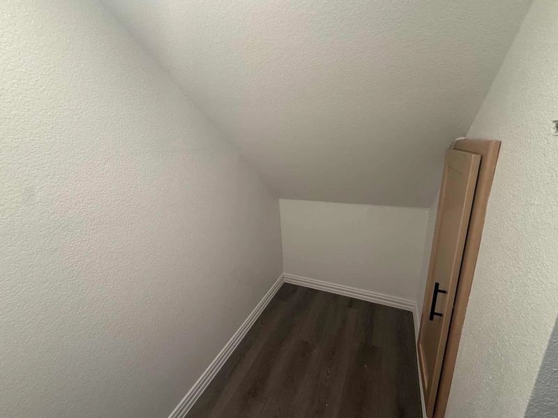 Below Stairs Storage Construction Progress Below Stairs Storage Construction Progress